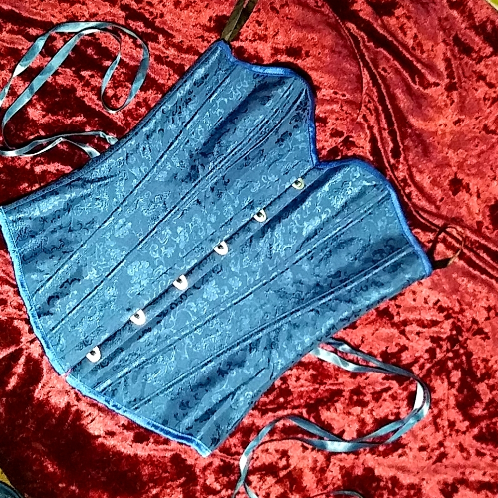 Beautiful Royal Blue Corset ~ S
